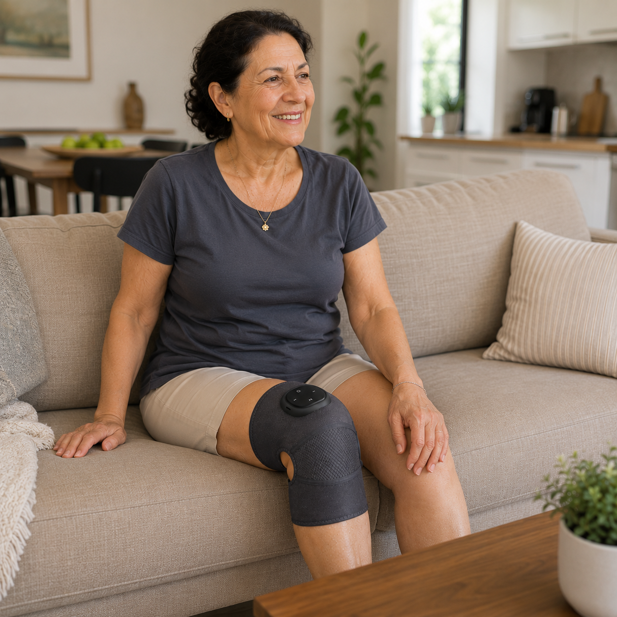 KneeRelief Pro™ – מכשיר טיפולי מתקדם 3-ב-1 לברכיים